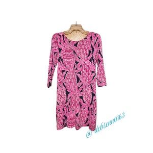 Lilly Pulitzer SOPHIE DRESS Pink Coco Safari med